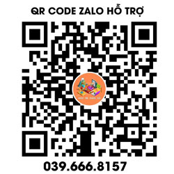 QR Code Zalo hỗ trợ Thư Viện Số